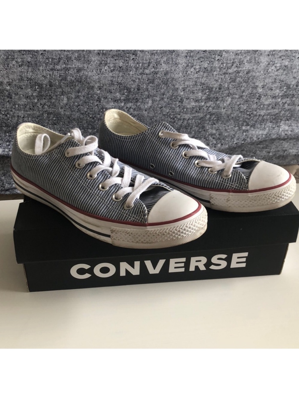 Converse Low Top Sneakers in Cream and White